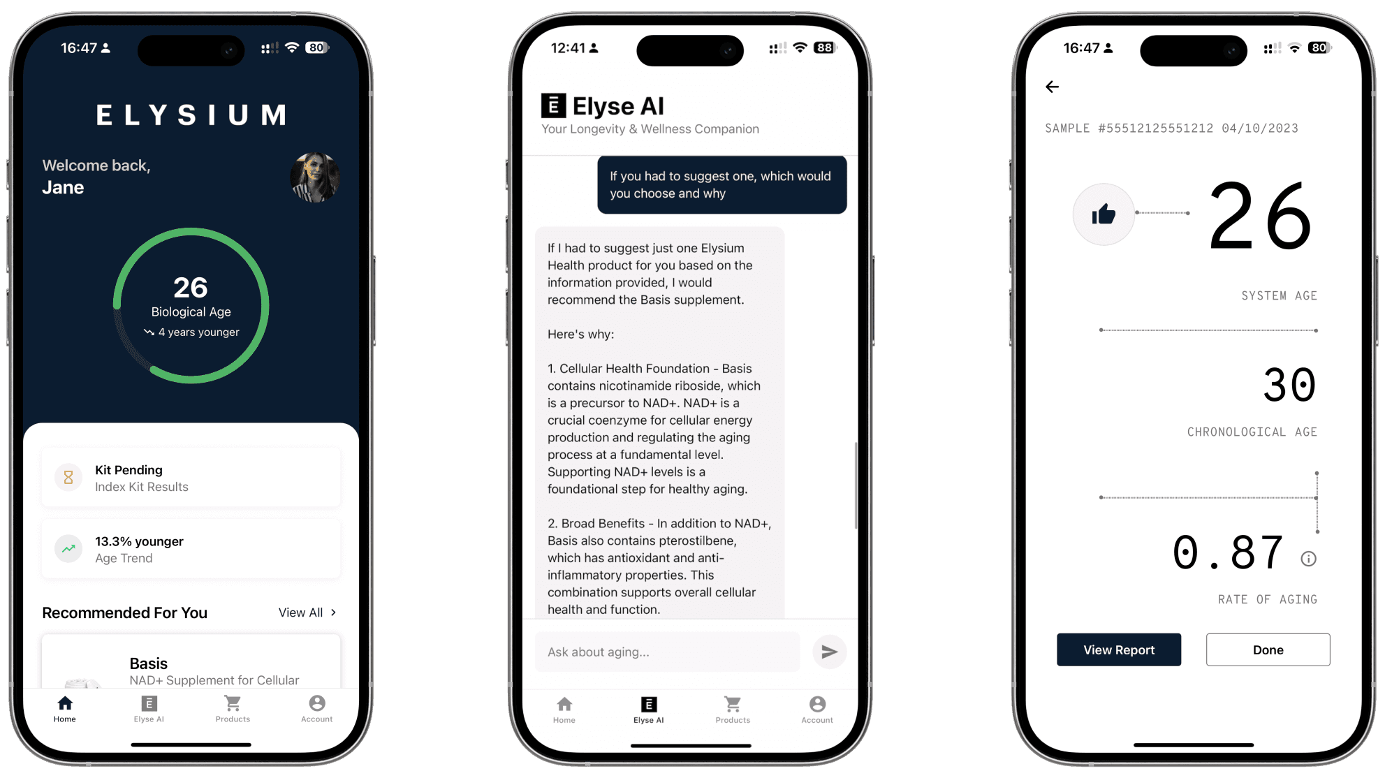 Elysium Health: Elyse AI & Mobile App