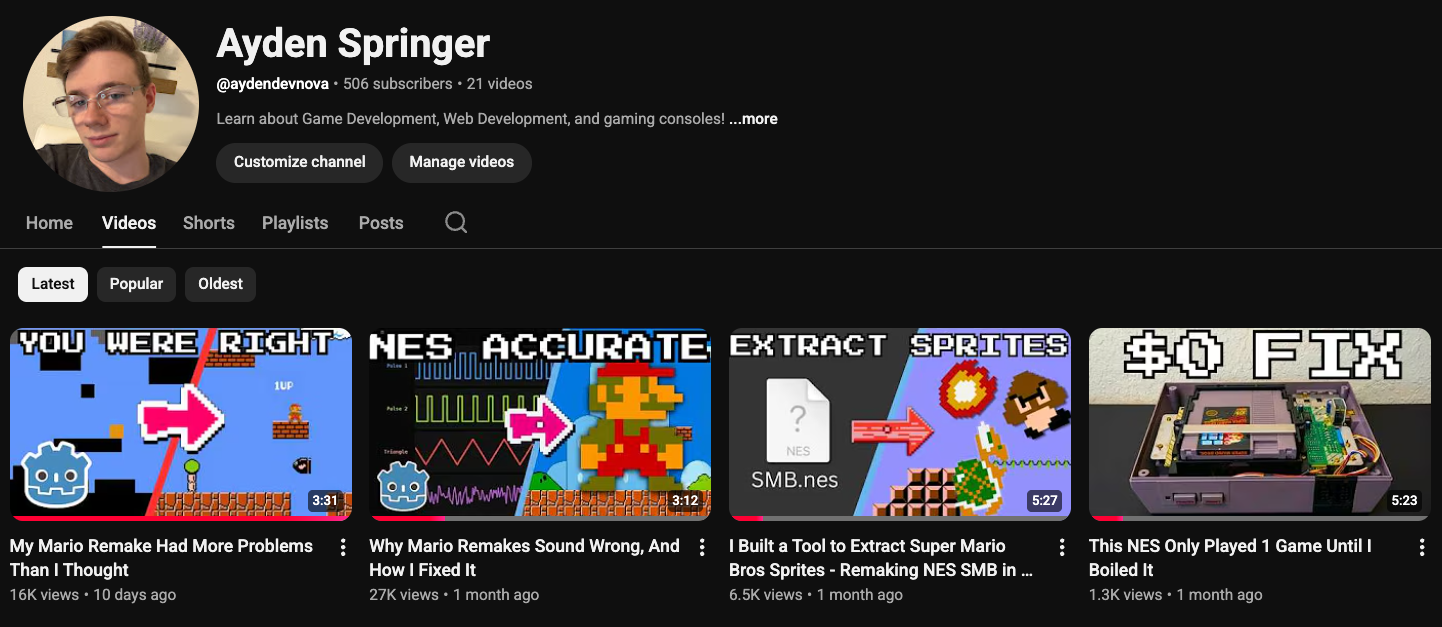 YouTube video series